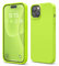 elago Liquid Silicone Case Compatible with iPhone 15 Case, Premium Silicone, Full Body Protective Cover [4 Layer Shockproof Structure], Anti-Scratch Soft Microfiber Lining (Lime Green)