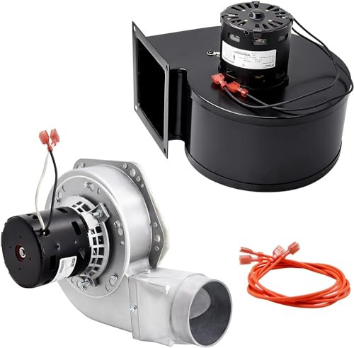 Criditpid PU-076002B Abluftgebläse & PU-4C447 Umluftgebläse Lüfter-Kit für Englander 25-PDV, 55-SHP22, 55-TRP22 Pelletofen