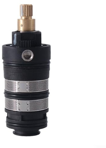 Thermostatic Valve Core, Brass Replacement Thermostat Cartridge Bath Mixer Faucet Shower Valve Repair Kit For Shower System(H3)