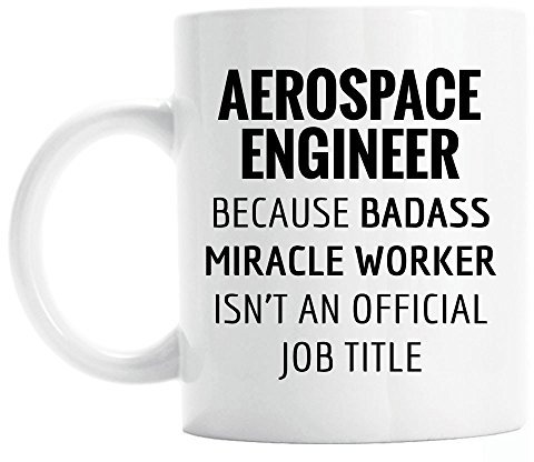 Tazza in Ceramica Ingegnere Aerospaziale, Ingegnere Aerospaziale Tazza da Caffe Perfetto Tazza Mug Lavabile Tazza Regalo per Ufficio Collega Regalo 330Ml