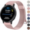Oumida Garmin Armband 20mm für Garmin Vivoactive 5/ Vivoactive 3, Venu 2 Plus/Venu Sq 2/ Venu Sq/Sq Music, Vivomove Serie, Forerunner 55/245/ 645, Metall Uhrenarmbänder Doppel Magnet Ersatzarmband