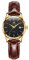 OLEVS Damenuhren Klassisch Business Casual Analog Quarz Uhr Braun Lederband mit Blau/Schwarz/Weiß Zifferblatt Damenuhr Leuchtend Wasserdicht Kalender Armbanduhr, Braunes Leder und schwarzes