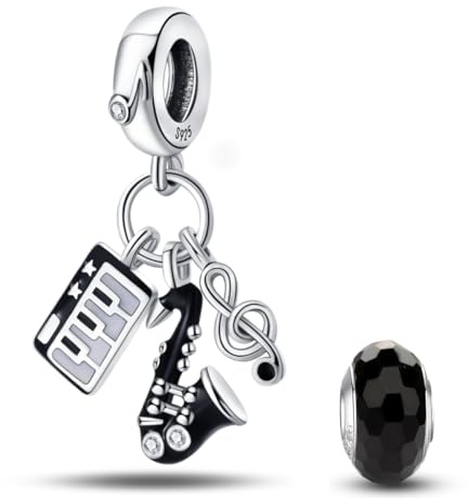 HappyStar glühwürmchen Charms Anhänger Silber 925 für Armbänder, Blumen Beads Charm für Damen Glück Charm anhänger Kompatibel mit Pandora Europäischen Armbändern und Halskette