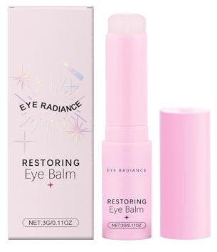 Augencreme mit Retinol & Koffein - Vegan Anti-Aging Augenpflege gegen dunkle Augenringe, Schwellungen und Fältchen, Tragbarer Augenstick mit Hyaluron und Peptiden, 3g