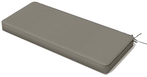 WLXFF 5cm Dicke Wasserfest Bankkissen rutschfeste Sitzbank Polster Kissen Waschbare Sitzkissen Sitzpolster Sitzauflage Bank Gartenkissen, Steppkissen, Doppelkissen Mit ReißVerschluss,No6,70X50X3CM