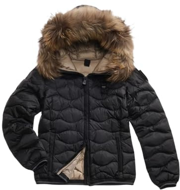 Blauer Giacca Corta Aldie Piumino Donna Nylon Nero S