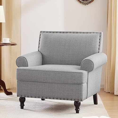 Accent Chair Mid Century Modern Gepolstert Weiches Kissen Retro Wohnzimmer Sitzgelegenheit