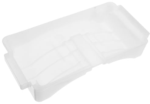 DOITOOL Freezer Drip Tray Replacement for Refrigerator Compressor, White Pp Material Condensate Drip Pan 25x12x3.5cm, Efficient Refrigeration and Fast Maintenance Fridge Repair Tray