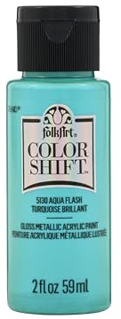 Plaid: Craft Folkart Farbe Shift Farbe, Mehrfarbig, 3,3 x 3,3 x 9,9 cm