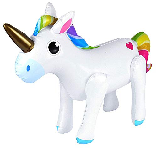Aufblasbares Einhorn Pferd Fabel Scherzartikel JGA Party Deko