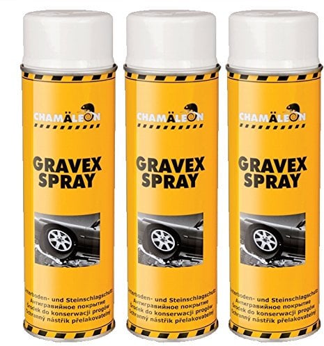 Chamäleon UNTERBODENSCHUTZ UBS 6 x 500ml Spray WEIß Anti GRAVEX Schutz UNTERBODEN
