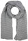 Zwillingsherz Seiden-Tuch Damen stylisches Muster - Made in Italy - Eleganter Sommer-schal für Frauen - Hochwertiges Seidentuch/Seidenschal - Halstuch und Chiffon-Stola Dezent - grau