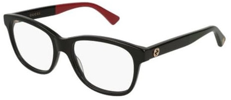 GUCCI GG0166O-003 Custodie per Occhiali, Nero, 52.0 Donna