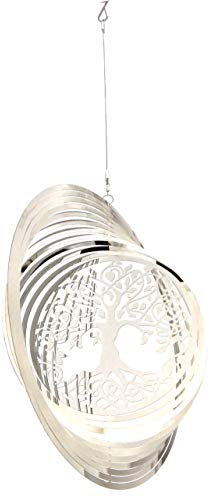 Stainless Steel Wind Spinner - 3D Mobile - Tree Of Life Spinner