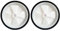 ZLYY 5.8 Universal Air Compressor Wheel Replacement Part with 1/2 Diameter Hole, 2Pcs