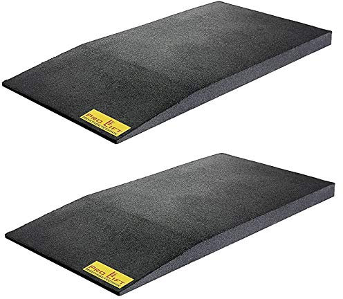 Pro-Lift-Werkzeuge Gummi Rampen 2er Set für Scherenhebebühne Höhe 50mm Länge 1000mm Auffahrrampe