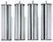 Pieds DE LIT Acier Chrome Hauteur 250 mm (4 PIÈCES)