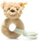 Steiff Kuscheltier Jimmy Teddybär Greifling mit Rassel, Süßes Stofftier, Jungen, Mädchen & Babys ab 0 Monaten, Friends, Plüschtier 14 cm, Klein, Hellbraun, 242298