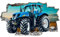 Wandtattoo blaue Traktor Feld Sonnenuntergang Himmel Wandkunst Aufkleber Aufkleber Vinyl Zimmer