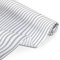 Amilian Baumwollstoff Meterware, Stoffe, Stoffreste, Stoffpaket: ca. 160 cm x 200 cm, zum Nähen, für Patchwork 100% Baumwolle DIY Baumwollstoff, Baumwolltuch, Nähstoffe, Streifen Grau