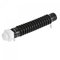 sourcing map Tubo flessibile di scarico, diametro 32 mm, diametro 255 mm, per cucina, bagno, lavandino, colore: nero