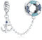 LaMenars Sicherheitskette für Boote Charm 925 Sterling Silber Perlen passend für Armbänder, Halloween Geburtstag Schmuck Geschenke Frauen Mädchen