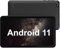 Tablet de 7 pulgadas, Android 11, 2 GB de RAM, 32 GB ROM, procesador de cuatro núcleos, cámara dual, WiFi, Bluetooth, expansión de 128 GB, certificado Google Play GMS, color negro