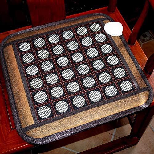 Heating Pads, Far Infrared - Natural Jade for Chronic Back Pain Relief - Small, Smart Controller, Adjustable Temp and Travel Bag Included