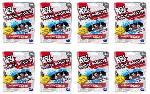 Tech Deck Bendy Boards Radiergummi, Fingerbrett, Blindtasche, 8 Stück