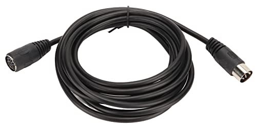 Cavo Adattatore DIN a 8 Pin, Cavo di Prolunga Audio per Altoparlante Maschio-femmina Big DIN a 8 Pin per Cavi per Altoparlanti Uscita del Segnale Dell'apparecchiatura, 3 Metri /