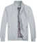 YOUTHUP Herren Jacke Regular Fit Sommer Übergangsjacke Leichtgewicht Freizeitjacke Bomber Sportjacke, Grau-B6601, 4XL