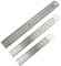 SULIUDAJI Edelstahl Lineale 10cm, 15cm, 20cm - Metall - Minimalist - Präzisionsherrscher für Engineering, Lehre und Büro