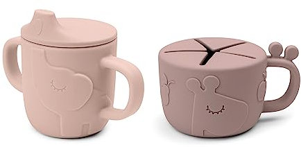 Done by Deer Peekaboo Snack & Trinkbecher Set