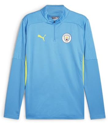 PUMA Herren Manchester City Trainingsoberteil S Magic Blue Yellow Glow