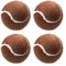 Vorgeschnittene Tennisbälle für Walker, 4 Stück, vorgeschnittene Tennisbälle, Walker-Zubehör, Tennisbälle für Stuhlbeine und Bodenschutz ()