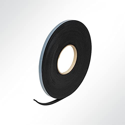 LYSEL® EPDM Zellkautschuk Dichtungsband einseitig selbstklebend Länge 10 Meter Dicke 2mm Breite 9mm VE 5 Rollen