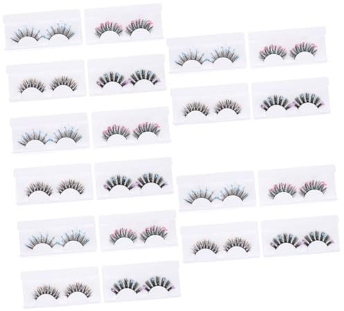 Beavorty 20paires Faux à Paillettes Colorées Avec Décorations Pour Maquillage De Fête Et Cosplay