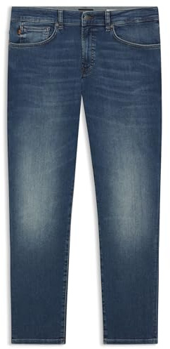BOSS Herren RE.Maine BO Maine Regular-Fit Jeans aus bequemem blauem Stretch-Denim