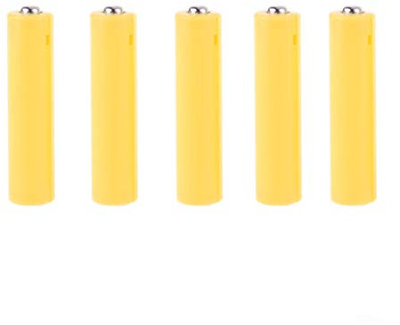 GMBYLBY 5Pc LR06 AA LR03 Size Fake Battery Setup For Shell Placeholder Cylinder Conductor Cells For Lithium Batt Fake Battery Setup Shell Placeholder Cylinder Conductor