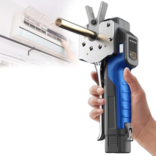 Beachtiful Kit de Herramientas de Abocardado Eléctrico,Herramienta de Abocardado de Cobre de 1/4 - 3/4 HVAC,Abocardador Tipo Excéntrico de 45°,para Reparación de Aire Acondicionado de Refrigeración