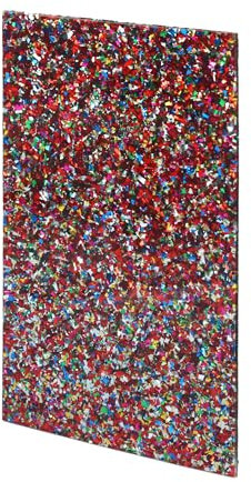 2pcs Acrylplatten, 30 x 20cm Farbige Acrylglas Platte | 3MM Dicke Acryl Platten Gegossenes für Beschilderungen, DIY-Projekte(Bunte Scherbe)
