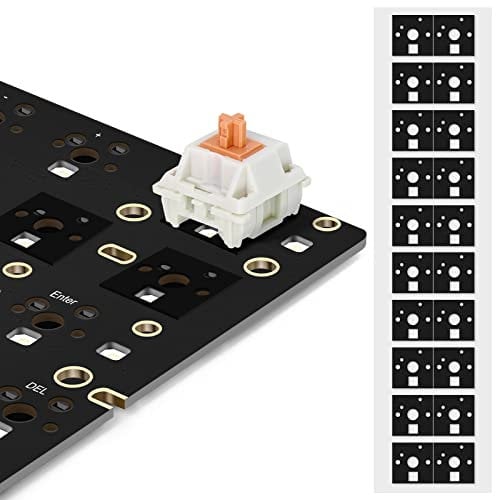 RUNJRX KEYBOARD Switch Pads, IXPE 0.5mm Keyboard PCB Foam for 61/64/87/100/104/108 Hot Swap Keyboard 120Pcs