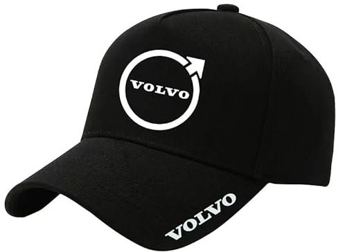 JIAAM Auto Basecap für Volvo EX30 2023 2024, Baseballkappe mit Auto Emblem Baumwolle Breathable Sonnenmütze für Herren und Damen Baseball Cap Unisex Outdoor Sport Cap Accessoires,C