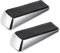 2 Pack Door Stops, Heavy Duty Door Stop Wedge Made of Premium Quality Zinc and Rubber Suits Any Door, Any Floor. Non-Slip Solid Rubber Door Jammer (Silver, 2 Pack)