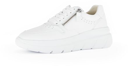 Gabor Damen Low-Top Sneaker, Frauen Halbschuhe,schnürschuhe,schnürer,straßenschuhe,Strassenschuhe,Sportschuhe,Weiss,38.5 EU / 5.5 UK