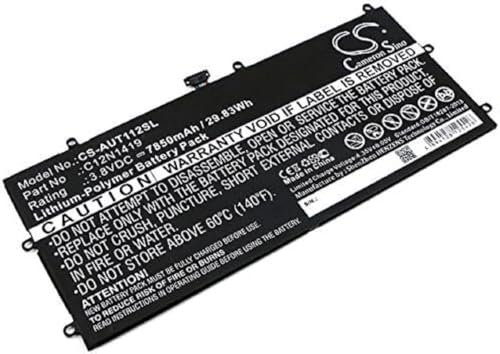 Batería para portátil Asus Transformer Book T100 Chi, Transformer Book T100CHI-FG003 (3,85 V, 7850 mAh, 29,83 Wh)