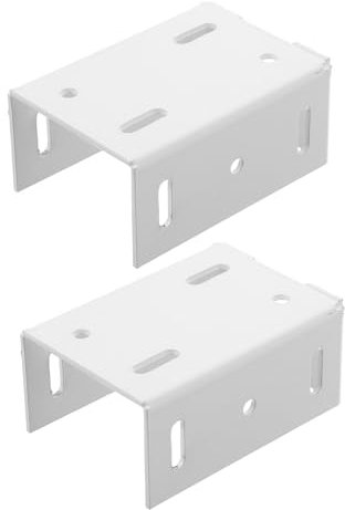 BESPORTBLE 2 Staffe Per Recinzione in Acciaio Connettori Per Ringhiere Resistenti Per Recinzione in Legno Staffa Per Ringhiera Del Ponte Parti Per Recinzione