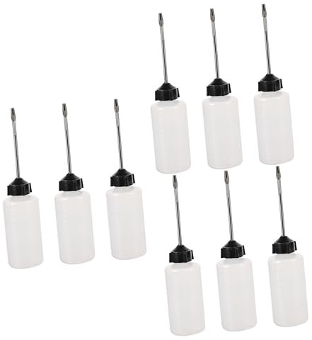 TEMPNAP 3 Sätze Nähmaschinenöler Ölspritzdose Aussaatspender Ölspeicherdose Ölmessbecher Leere Ölflasche Kunststoffölflasche Nähmaschinentopf Zubehör Für Nähmaschinen Plastik 3 Stück * 3