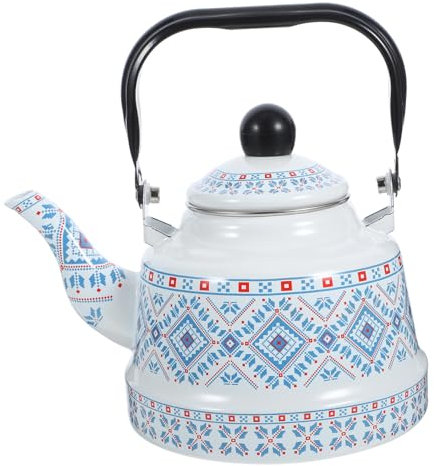 Toyvian Jarra De Agua Fría Teteras Tetera Eléctrica Tetera Para Café Tetera De Agua Portátil Tetera Para Calentar Agua Tetera Para Estufa Tetera Práctica Tetera Azul Esmaltada