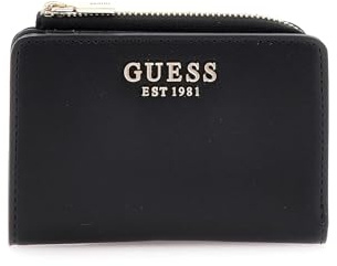 GUESS Geldbörse Jane Zip Around Card Case Black schwarz
